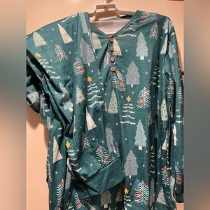 Set of 3 Christmas PJ’s (women’s mens and toddler) 3T, W Lg, M XL.